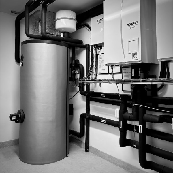 Větší objekt 820 m² - Praha │ Tepelné čerpadlo 2x 14,0 kW
