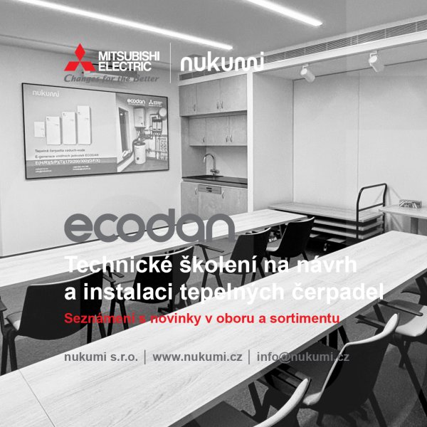 Technické školení na tepelná čerpadla │ ze dne 15. 5. 2026